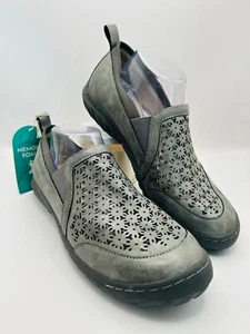 JBU Jambu Schuhe Damen 11 M BellFlower Slipper Memory Foam grau Sneaker - Bild 1 von 7