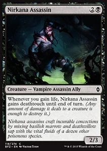 MTG 4x NIRKANA ASSASSIN - ASSASSINO NIRKANA - BFZ - MAGIC - Picture 1 of 1