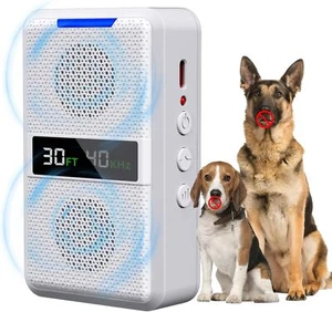 Ultrasonic Dog Bark Control Device - Rechargeable, Adjustable, Indoor/Outdoor - Picture 1 of 7