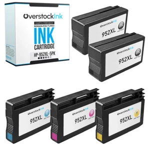 5PK 952 XL 952XL Printer Ink Cartridges for HP OfficeJet Pro 8745 8746 8747 8727 - Picture 1 of 1