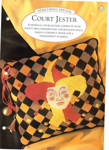 NEEDLEPOINT CHART - COURT JESTER, DMC WOOLS, 10 CT CANVAS - ADAPT TO XSTITCH - Picture 1 of 1