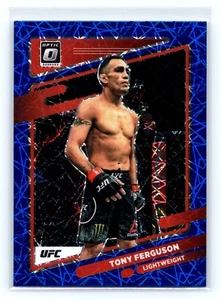 2022 Donruss Optic Inaugural UFC TONY FERGUSON #49 Blue Velocity Prizm Parallel - Picture 1 of 2