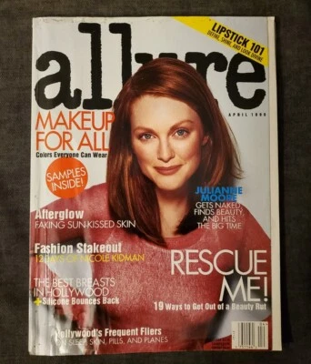 ALLURE Magazine April 1999 Julianne Moore Front CVR.  - Image 1 of 2