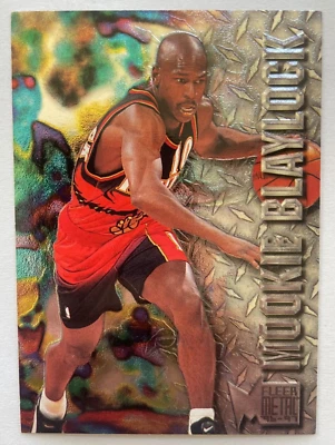1996-97 Fleer Metal Basketball #1 Mookie Blaylock - Atlanta Hawks - Image 1 of 2