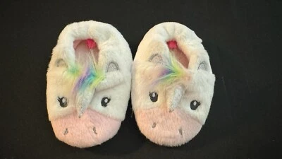 Infant/Toddler Unicorn Slippers Size 6 - Image 1 of 3