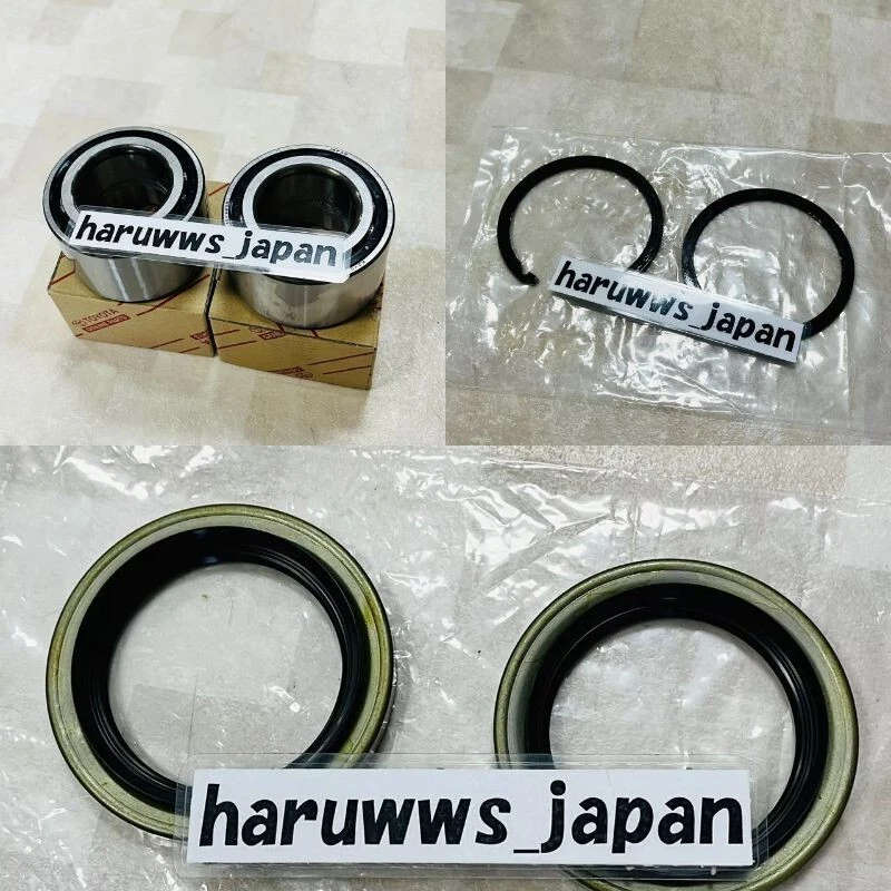 Genuine Toyota Supra JZA80 Lexus GS300 Front Wheel Bearing, Seal, Ring Set of 6 - Image 1 of 4