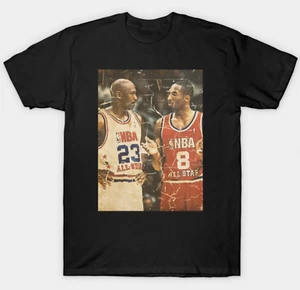 T-Shirt Kobe Bryant Michael Jordan All Star Erwachsene klein - 3XL schwarz - Bild 1 von 2