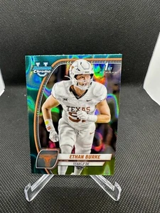 2024 Bowman Chrome University - Teal Lava Refractor #32 Ethan Burke - Picture 1 of 2