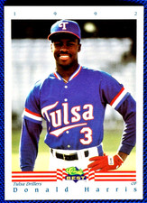 1992 Classic/Best #287 Donald Harris (Tulsa Drillers) ....... S00108