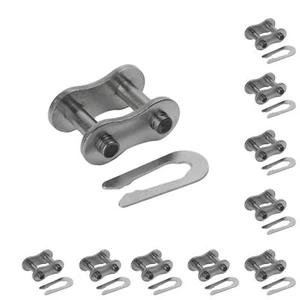 10-PIECES 60NP Connecting Link, Roller Chain Master Link ANSI Standard 60NP - Picture 1 of 5