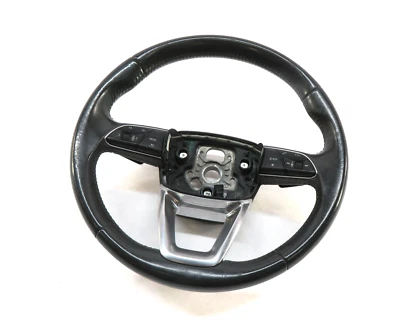 17-19 AUDI Q7 4M 3 RADIOS VOLANTE DEPORTIVO con PALETAS DE CAMBIO E INTERRUPTORES NEGRO Foto 1 de 4