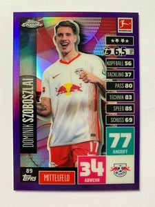 Topps Match Attax Chrome 2020/21 Purple 89 Dominik Szoboszlai RB Leipzig 198/299