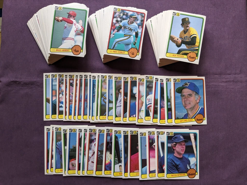 1983 Donruss Baseball Card #1 - #325 - - - Pick A Card - - - Complete a Set - Image 1 of 1
