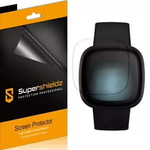 6X Supershieldz Clear Protector de pantalla de cobertura completa para Fitbit Versa 3 / Sense - Imagen 1 de 2
