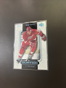1999-00 Upper Deck Ovation Red Wings Hockey Card #22 Sergei Fedorov