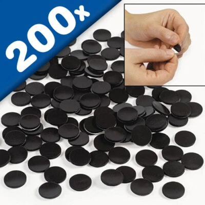 200 x Magnet-Plättchen selbstklebend rund Ø 16mm x 0,9mm - Magnetpunkte - Bild 1 von 3