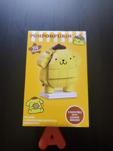 New! - Pompompurin Block Figure - 115 Pieces - Building Set - by Sanrio - 2024 - Picture 1 of 8