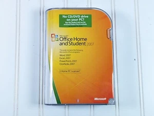 Microsoft Office Home and Student 2007 For 3 PCs Full Version w/ Key Free Ship - Picture 1 of 4