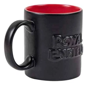 ALL MATT BLACK COFFEE MUG FIT FOR ROYAL ENFIELD - Picture 1 of 4