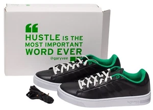 KSWISS Court Frasco Gary Vee 002 Shoe Men Size 7.5 BLK Leather Sneaker RARE HTF - Picture 1 of 17