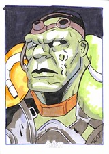 Dynamite Fallout  Sketch Card by  ROBERT DUQUE SALE A