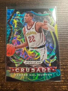 A119,155- 2020-21 Panini Prizm Prizms Choice Blue Yellow & Green #90 Halliburton