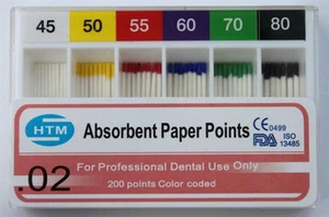 10 Boxes Brand New 0.02 Dental Absorbent Paper Points Regular #45-#80 NEW - Picture 1 of 3