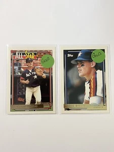 1992 Topps Gold Parallel Craig Biggio Baseball Card Lot #393 #715 - Picture 1 of 2