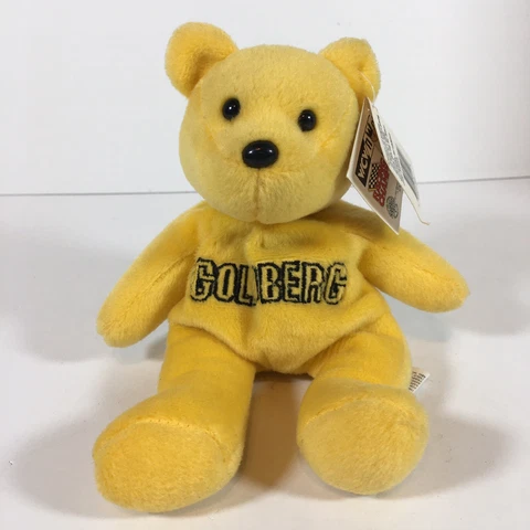 1999 WCW NWO Nitro Racing Champions Bill Goldberg Beanie Baby Bear Tag Series 1 Cover