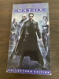 The Matrix VHS Tape 1999 Collectors Edition Keanu Reaves VCR - Picture 1 of 5