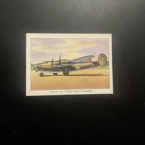 1940-42 Wings Cigarettes Series C T87 Royal Air Force Heavy Bomber #37 - Picture 1 of 2