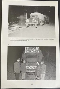 Buchausschnitt Foto Alaskan Highway 1. Armee Postdienst Fracht 1942 - Bild 1 von 1