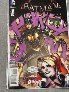 Batman Arkham Knight Batgirl Harley Quinn # 1 en estado bastante bueno/casi nuevo DC Comics 2016 Tim Seeley - Imagen 1 de 8