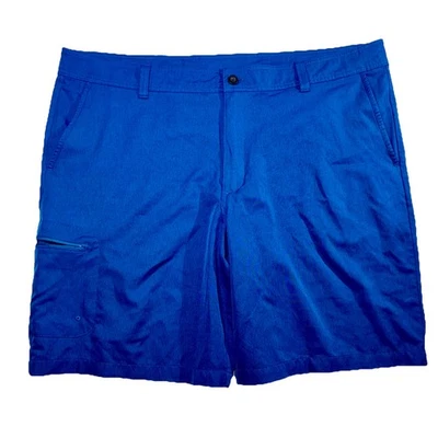 "Pantalones cortos de carga híbridos repelentes al agua Magellan 44 para hombre al aire libre 10"" azules" Foto 1 de 4