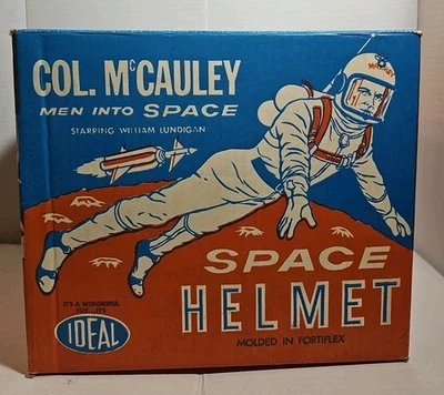 Casco espacial Ideal Astronaut para hombre en el espacio CAJA SOLO AÑOS 60 Foto 1 de 4