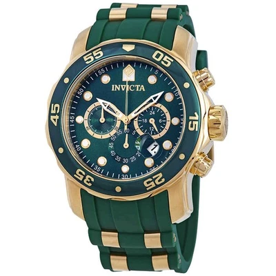 Reloj para hombre Invicta Pro Diver cronógrafo esfera verde 18196 Foto 1 de 3