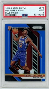 PSA 9 2018-19 PANINI PRIZM DEANDRE AYTON BLUE /199 ROOKIE RC LAKERS - Picture 1 of 2