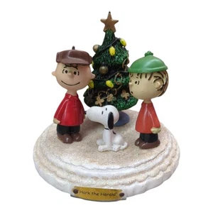 Hawthorne Village “Hark the Herald” Peanuts Vey Merry Christmas Collection - Picture 1 of 5