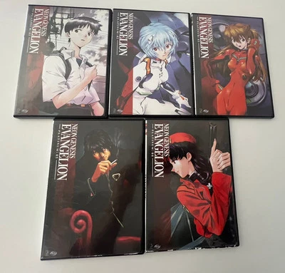 Neon Genesis Evangelion Platinum 1-5 -DVD Bundle No Box Very Nice NTSC - Image 1 of 4