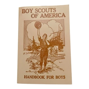 Boy Scouts Of America Handbook For Boys Paperback 1911 Facsimile Brand New - Picture 1 of 6