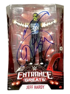 WWE JEFF HARDY SIGNED ENTRANCE GREATS ELITE TOY ACTION FIGURE WITH JSA COA RARE - Picture 1 of 6