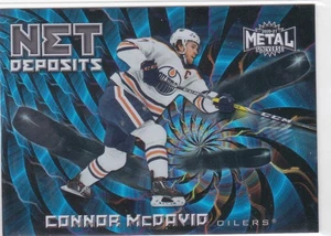 20/21 SKYBOX METAL UNIVERSE..CONNOR McDAVID..NET DEPOSITS..CARD # ND-19..OILERS - Picture 1 of 2