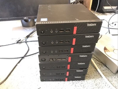 *Lot Of 7* 4K Lenovo M910Q Micro No Ram, Drive, Processor, Or Ac Adapter. - Image 1 of 4