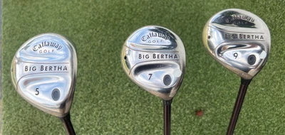 Callaway Golf BIG BERTHA Metal Wood Set 5W, 7W, 9W (3PCS) - gems 55w Graphite RH - Image 1 of 4