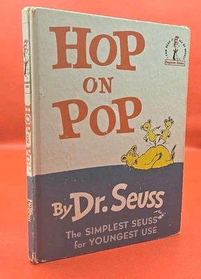 Dr. Seuss HOP ON POP первое издание 1963 1-е издание без куртки B-29 оригинальный HB - Изображение 1 из 4