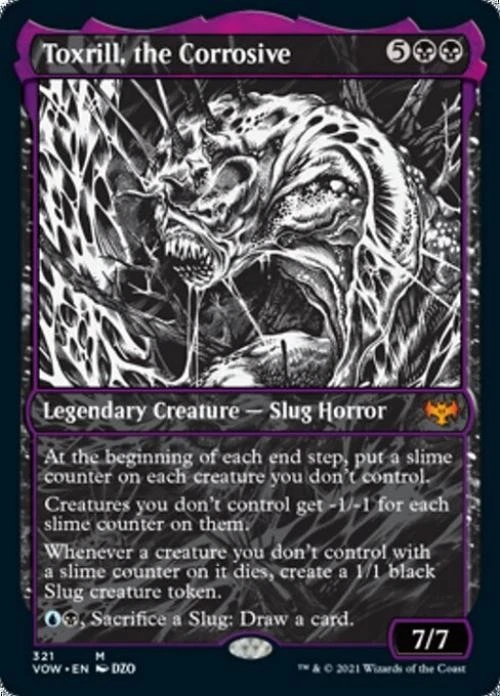 Toxrill, the Corrosive (Showcase) - Near Mint MTG Innistrad: Crimson Vow - Image 1 of 1