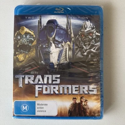 Transformers (Blu-ray 2007) 2-Disc Edition Region B Brand New Action Sci-Fi Epic - Image 1 of 2