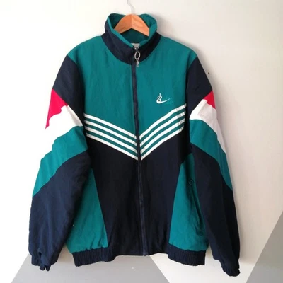 Vintage BINKE 80s 90s Track Padded Shell Jacket Retro - Image 1 of 4