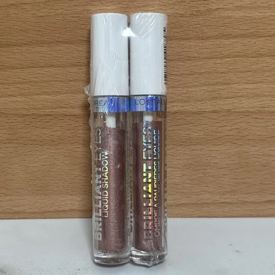 L'Oreal Paris Makeup Brilliant Eyes Shimmer Liquid Eye Shadow 470 Paradise - Image 1 of 4