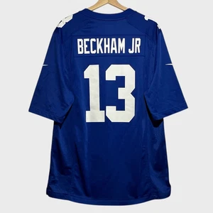 Nike Odell Beckham Jr. OBJ New York Giants Blue NFL Football Jersey Large L - Picture 1 of 6